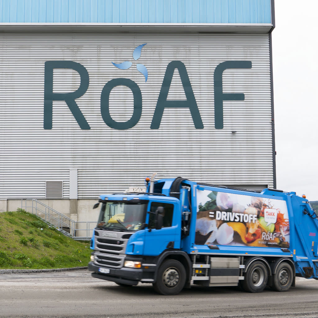 ROAF – Romerike avfallsforedling – teknikrum med isoleringskuddar